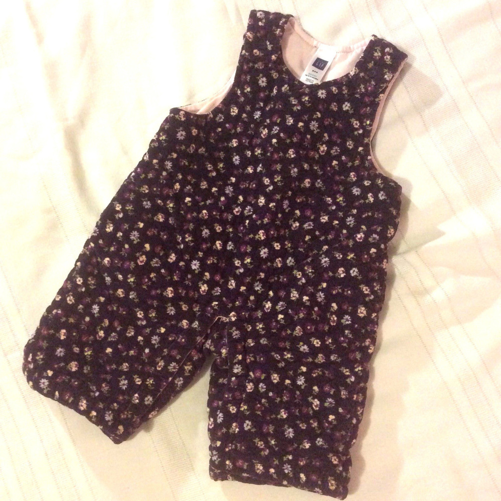 SOLD! Baby Gap Floral Quilted One Piece Romper